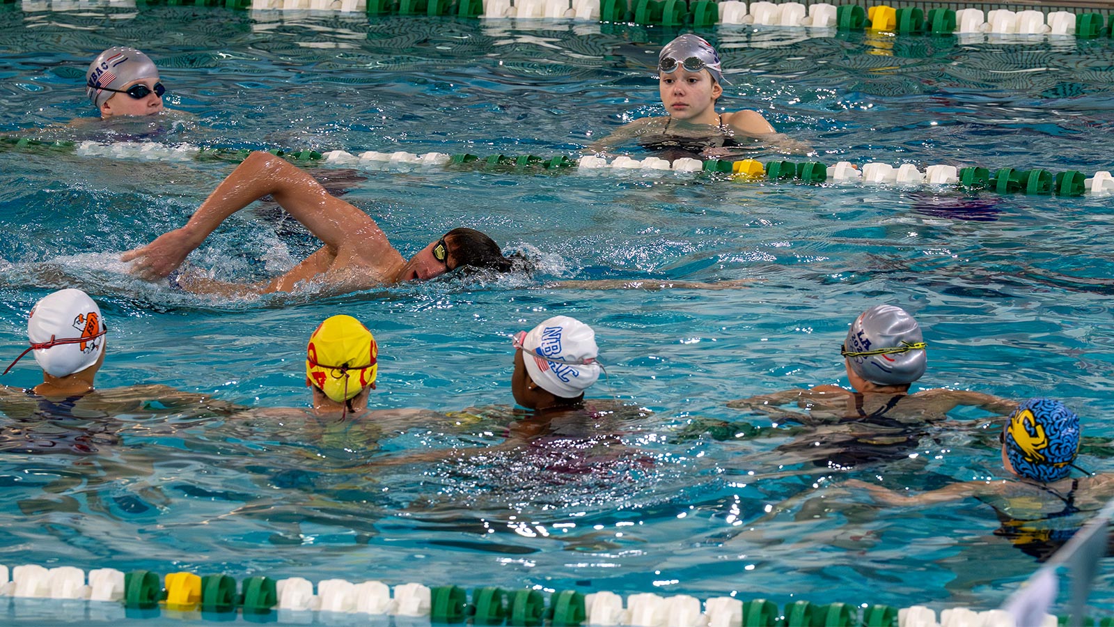 Fitter & Faster clinician working with swimmers